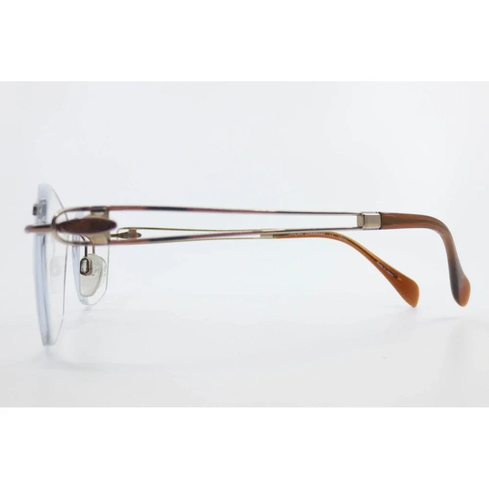 Line Art Charmant XL2117 BR Rimless Eyeglasses Bronze 52-17-135 Made in Japan
